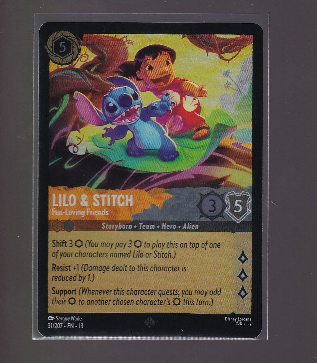 Attack of the Vine! #31/204 Lilo & Stitch-Cold Foil-Super Rare