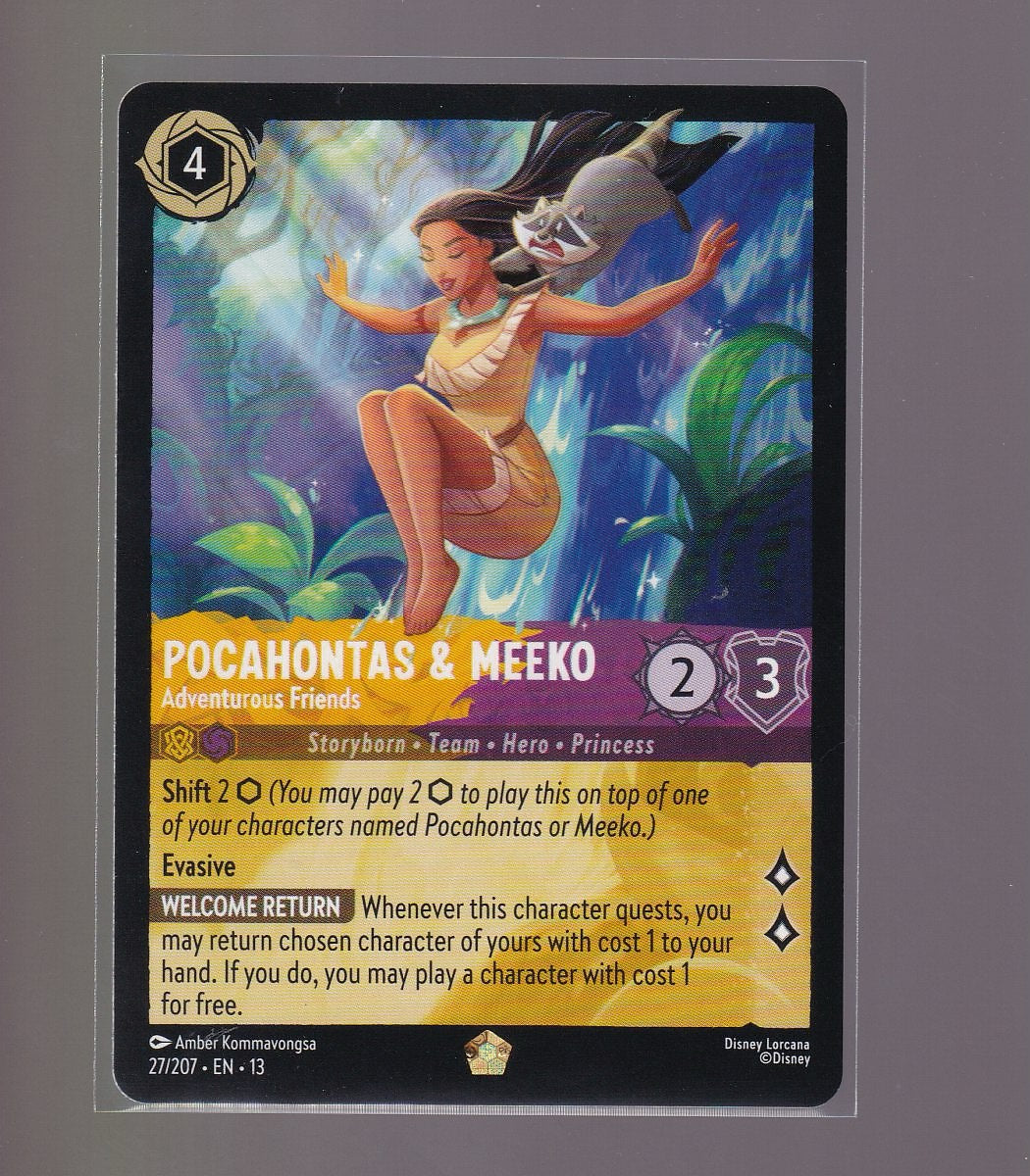 Attack of the Vine! #27/204 Pocahontas & Meeko-Legendary