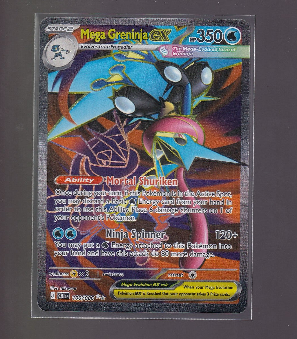 ME04: Chaos Rising #100/086 Mega Greninja ex