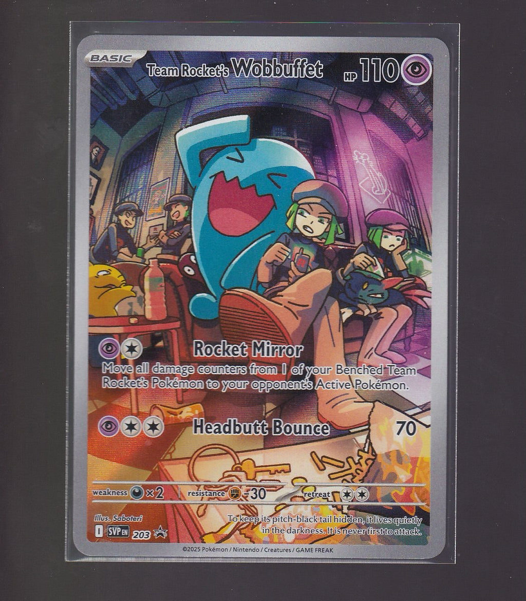 SV: Scarlet & Violet Promo Cards #203 Team Rocket's Wobbuffet