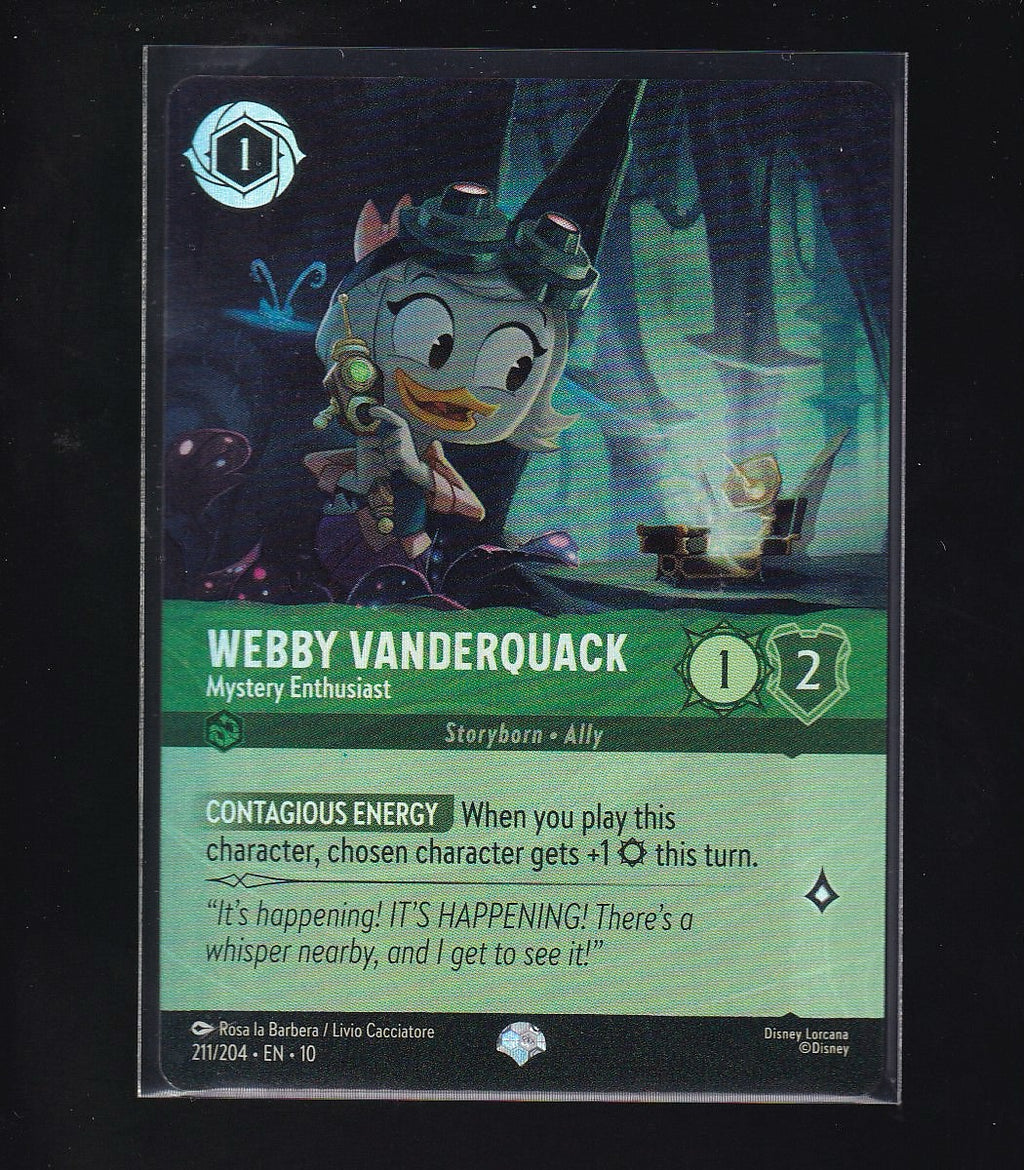 Whispers in the Well #211/204 Webby Vanderquack-Epic-Cold Foil