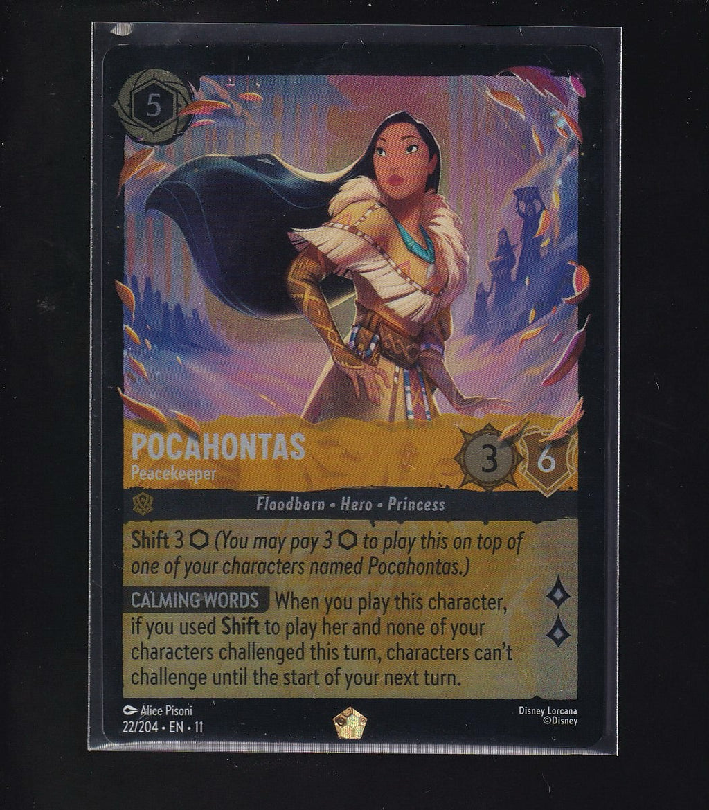 Winterspell #22/204 Pocahontas-Legendary-Cold Foil