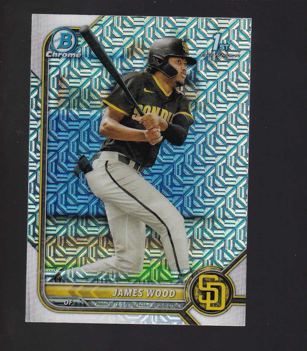 2022 Bowman #BCP-108 James Wood Chrome Prospects Mojo Refractors