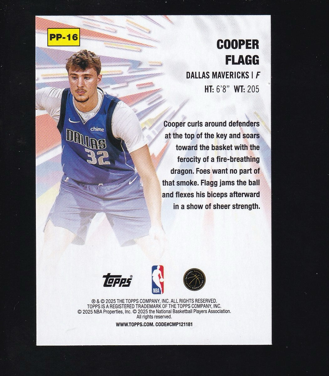 2025-26 Topps #PP-16 Cooper Flag Power Players -Rookie