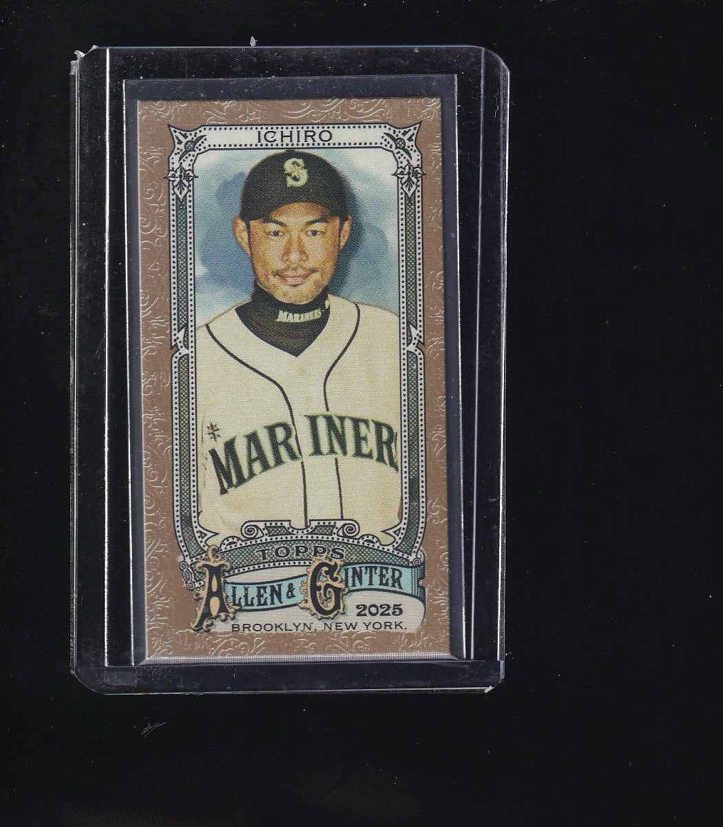 2025 Topps Allen & Ginter-Mini #20 Ichiro Mini Gold Border