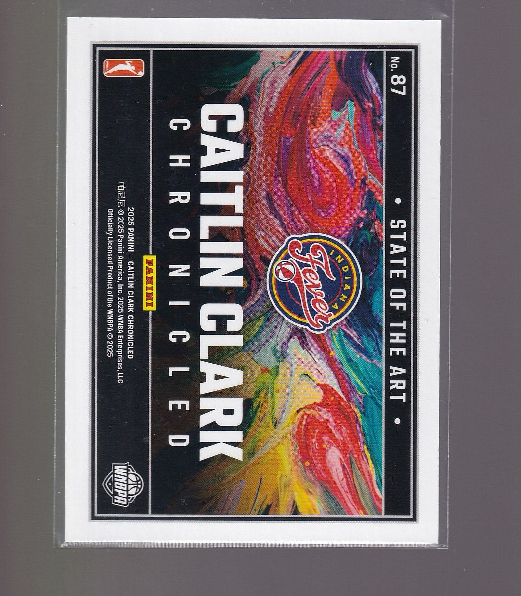 2025 Panini Caitlin Clark Chronicled #86 Caitlin Clark Holo