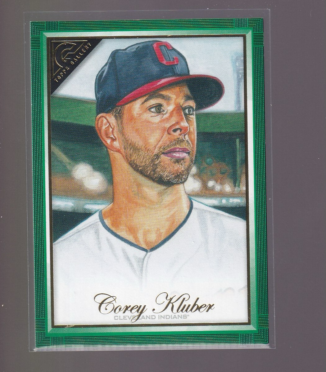 2019 Topps Gallery #69 Corey Kluber Green