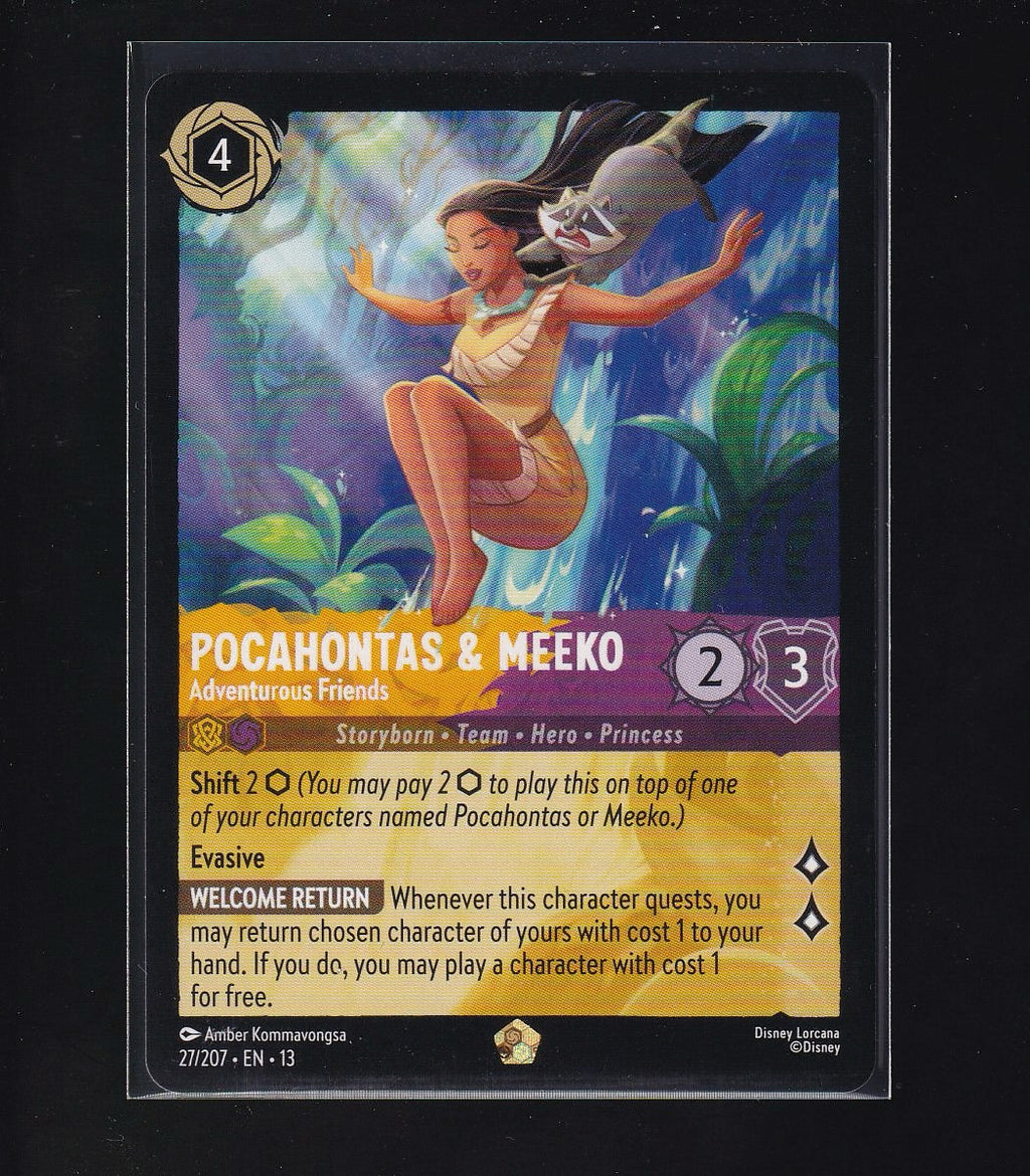 Attack of the Vine! #27/207 Pocahontas & Meeko-Legendary