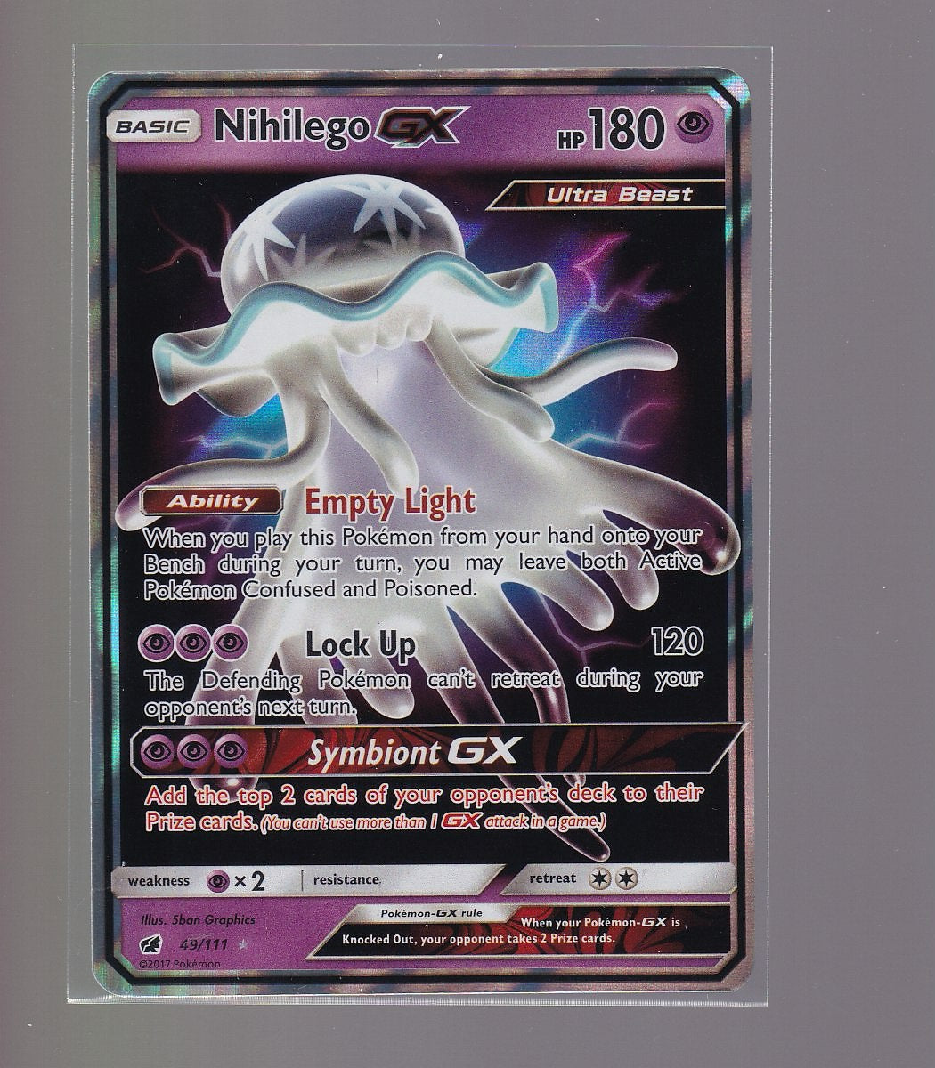 SM - Crimson Invasion #49/111 Nihilego GX