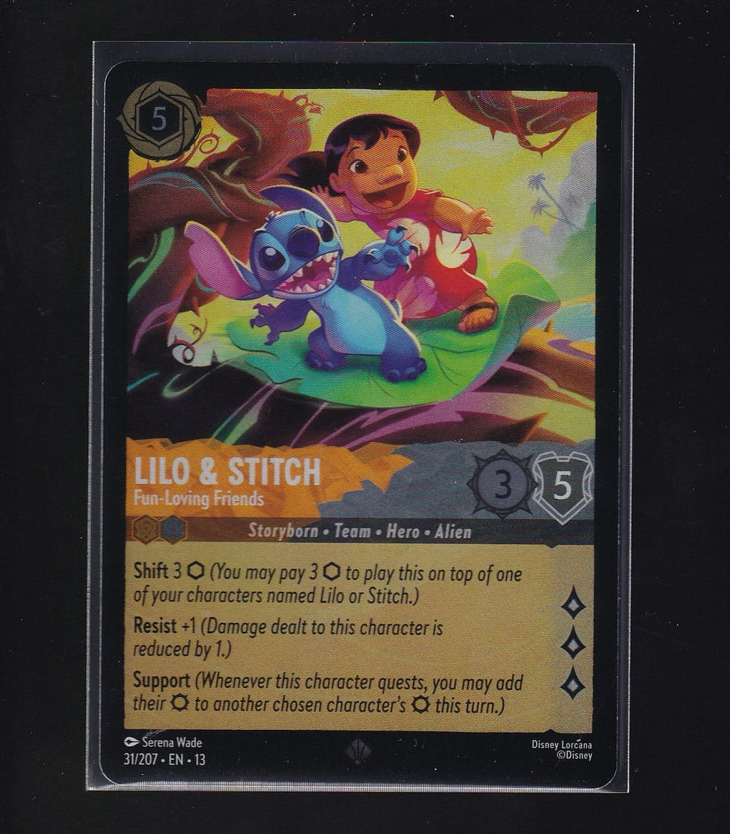 Attack of the Vine! #31/204 Lilo & Stitch-Cold Foil