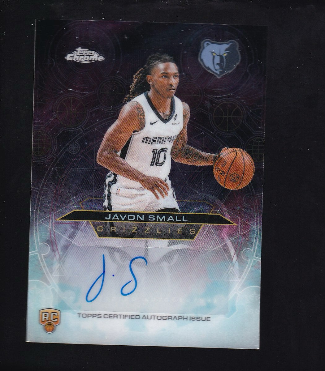 Topps Chrome #CH-JSM Javon Small Chromographs Autograph