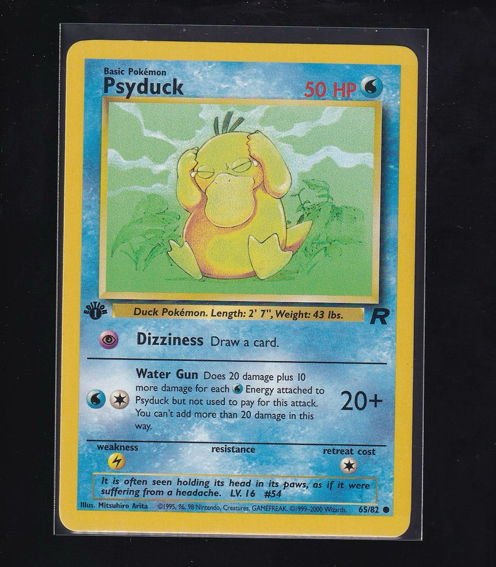 Team Rocket #65/82 Psyduck -First Edition