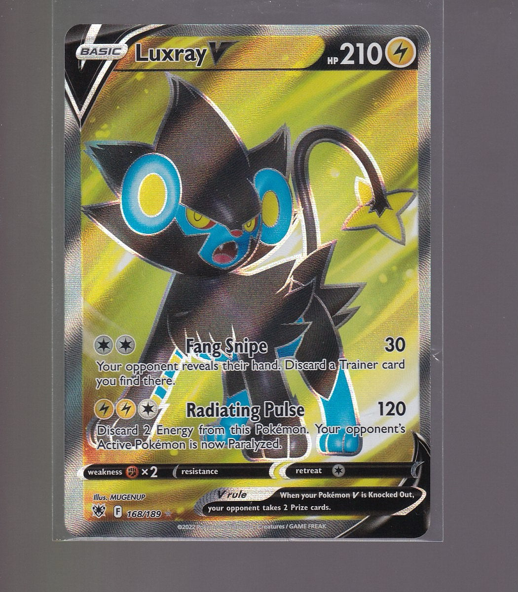 SWSH10: Astral Radiance #168/189 Luxray V (Full Art)