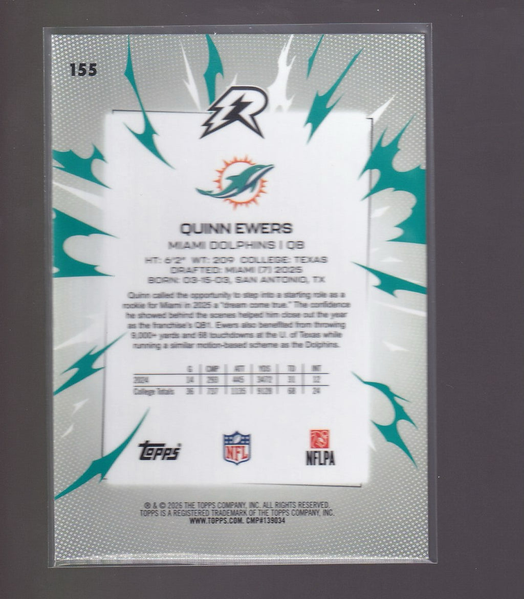 2025 Topps Resurgence #155 Quinn Ewers Prism Refractor