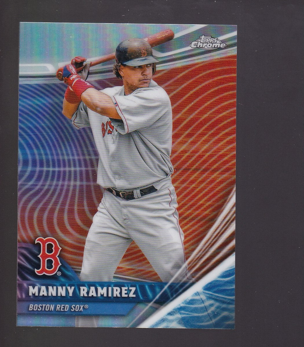 2026 Topps Chrome #RVA-13 Manny Ramirez Chrome Rivals Away