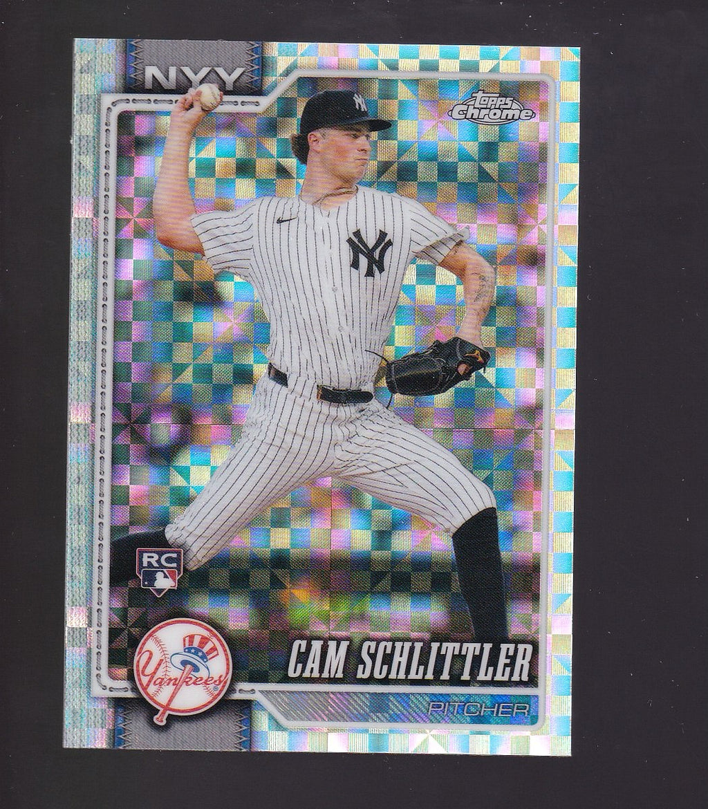 2026 Topps Chrome #262 Cam Schlittler X-Fractors