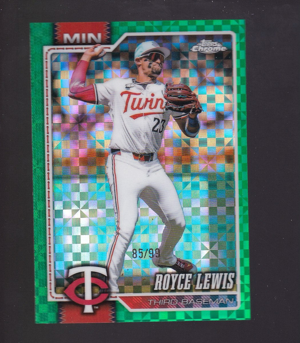 2026 Topps Chrome #151 Royce Lewis Green X-Fractors #/99