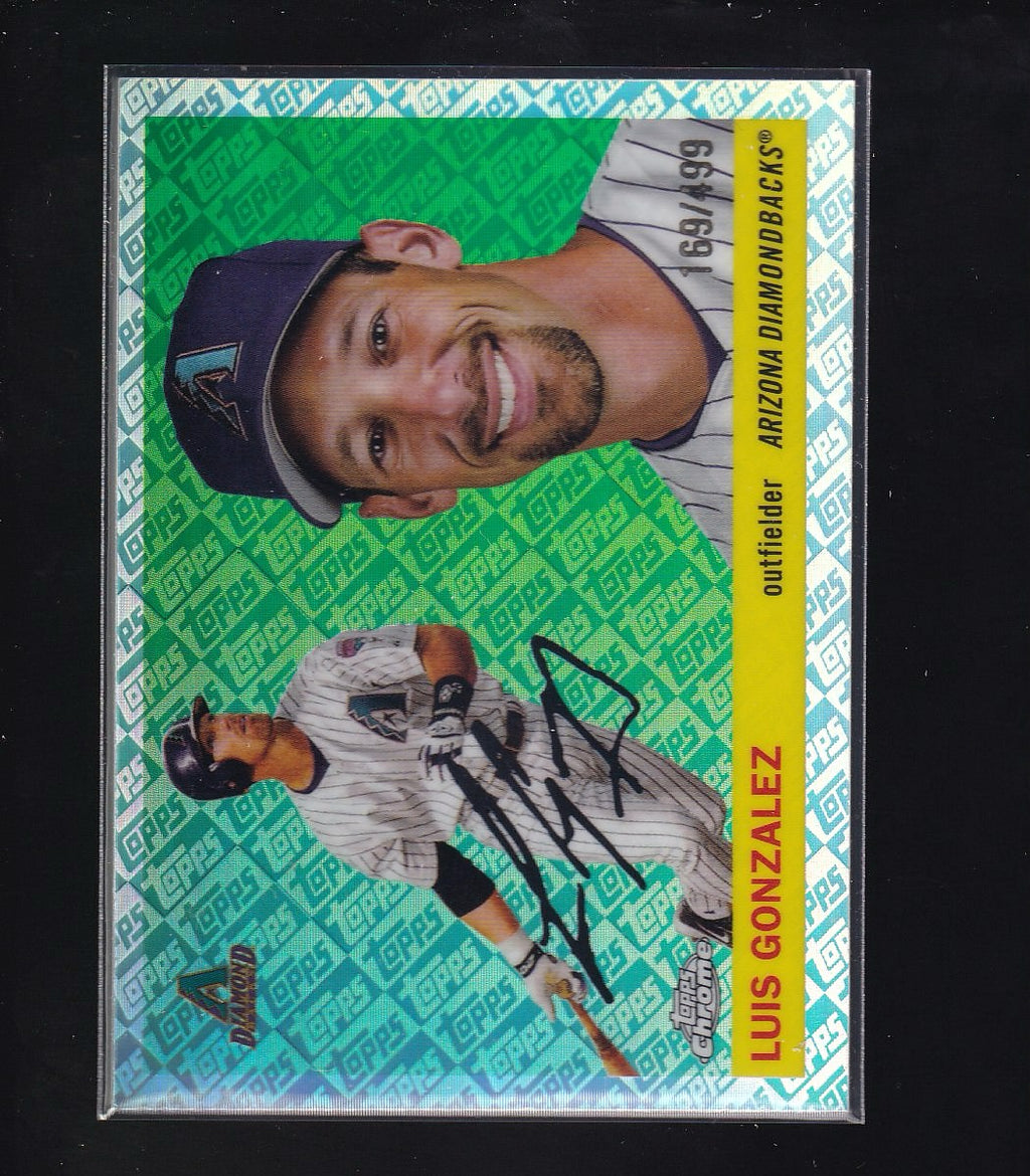 2025 Topps Chrome Platinum #312 Luis Gonzalez Topps Logo Refractors #/499