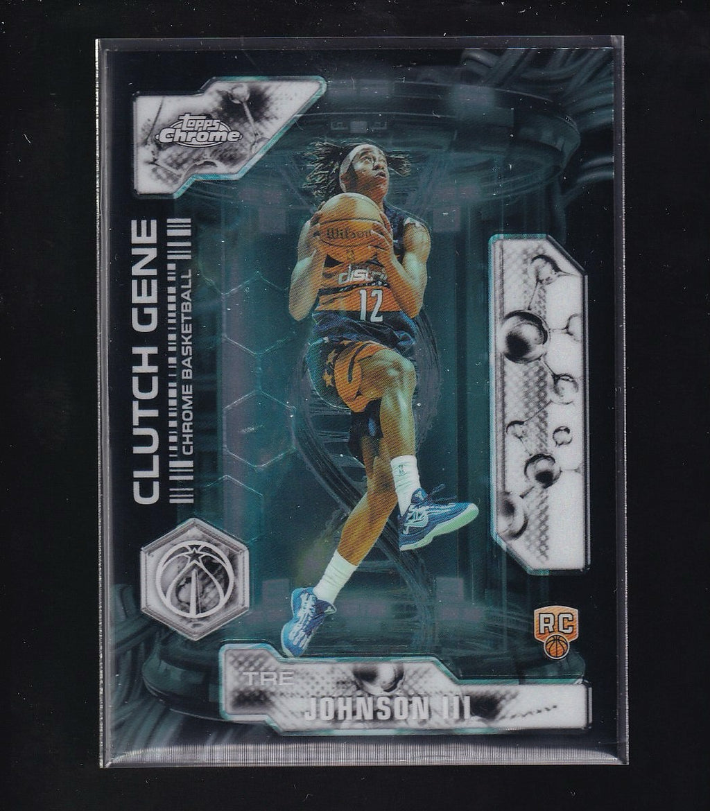 2025-26 Topps Chrome Update #CG-16 Tre Johnson III Clutch Gene