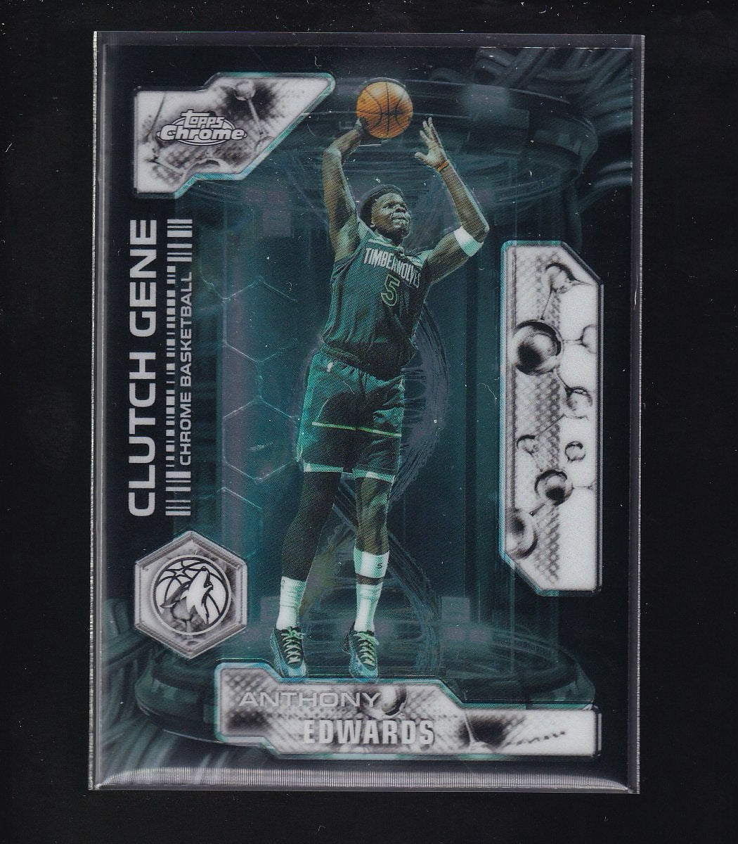 2026 Topps Chrome Update #CG-6 Anthony Edwards Clutch Gene
