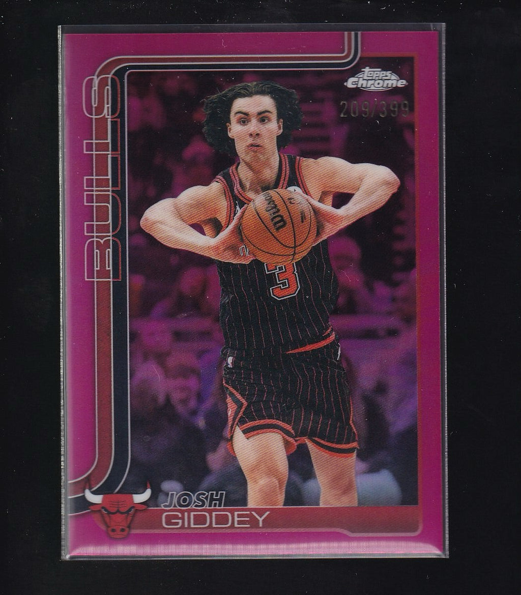 2026 Topps Chrome Update #118 Josh Giddy Pink Refractor #/399