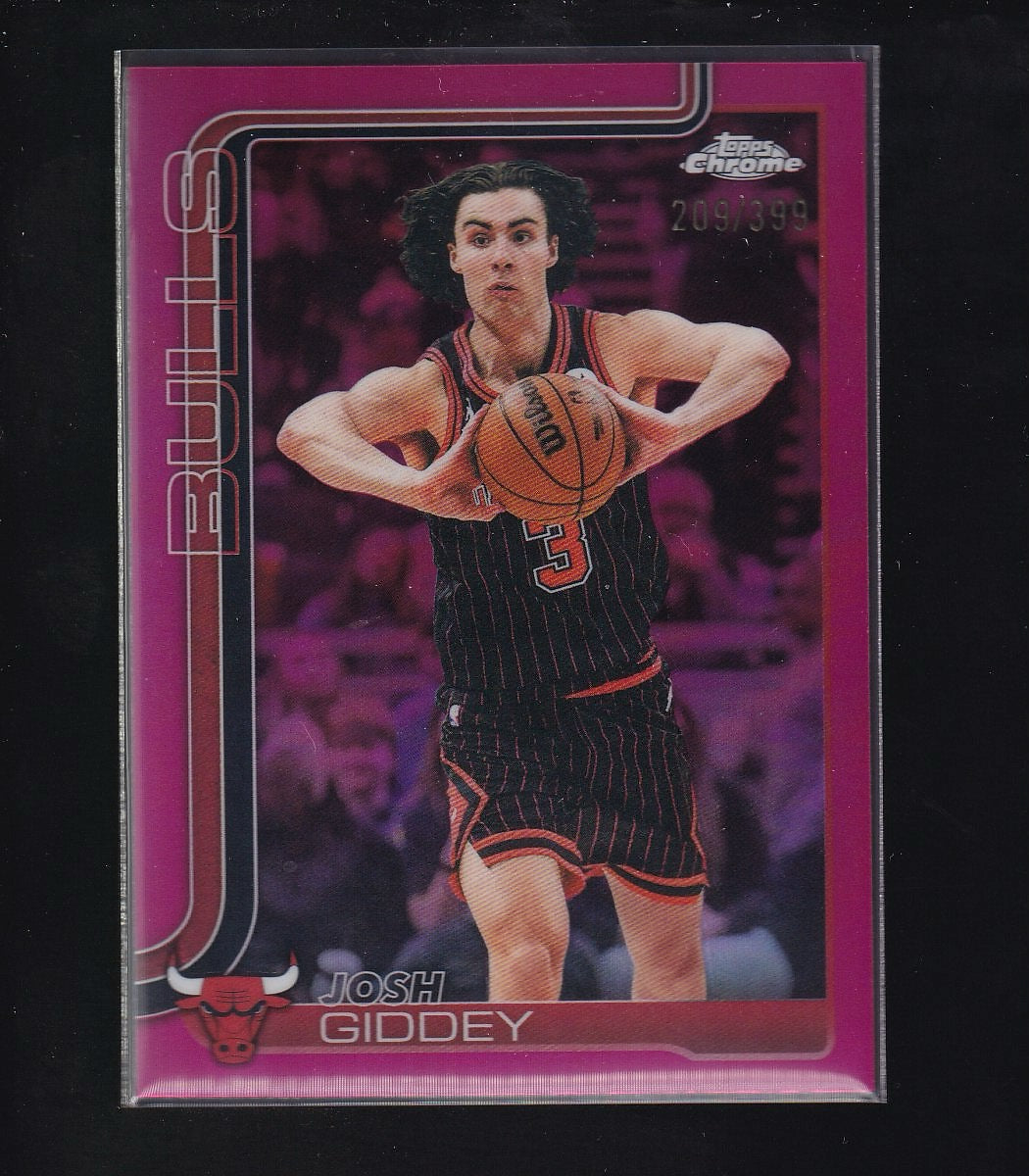2026 Topps Chrome Update #118 Josh Giddy Pink Refractor #/399