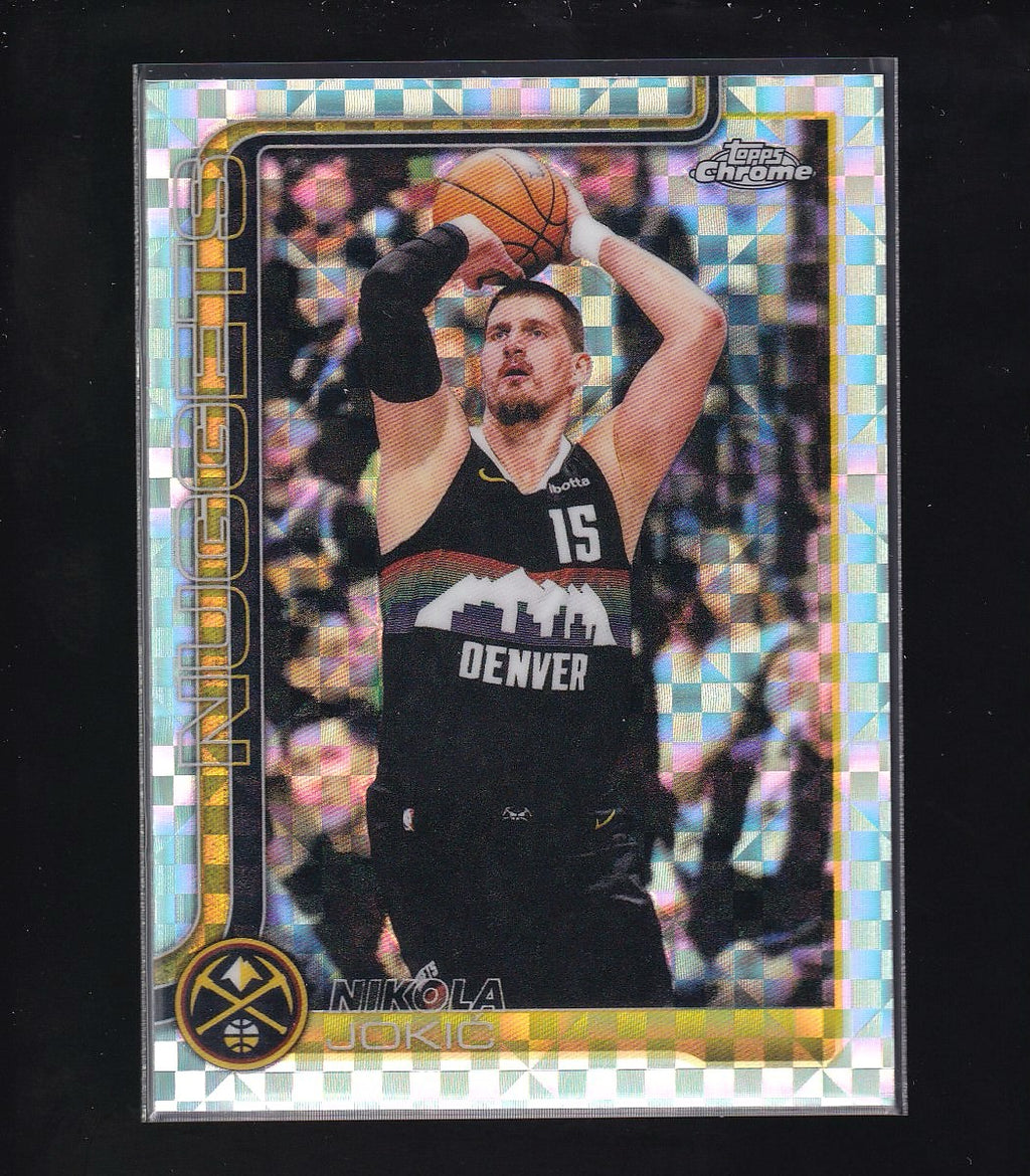 2026 Topps Chrome Update #12 Nikola Jokic X-Fractor