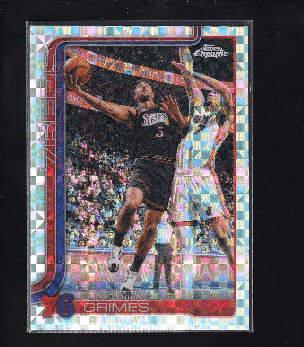 2026 Topps Chrome Update #137 Quentin Grimes X-Fractor