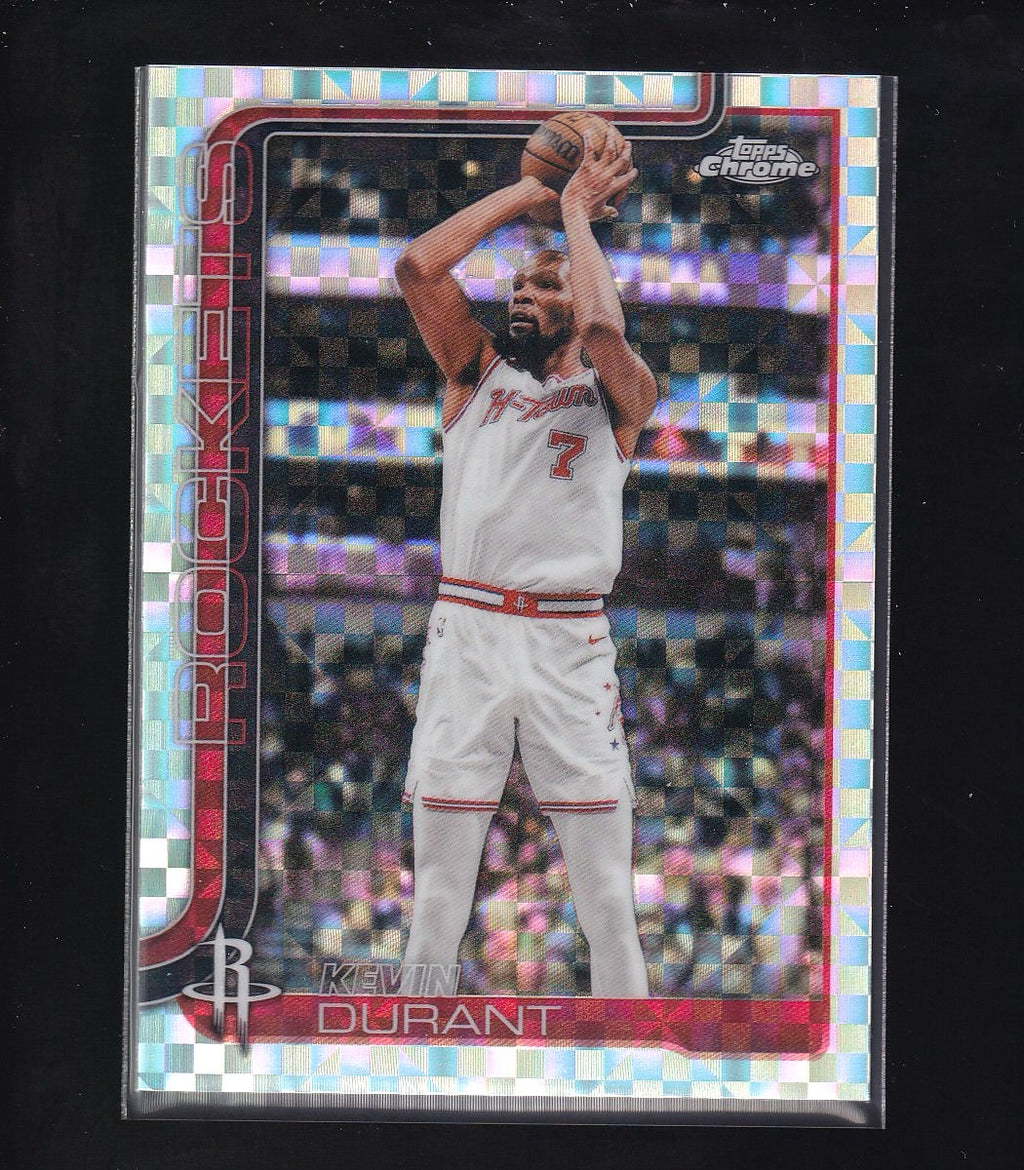 2026 Topps Chrome Update #23 Kevin Durant X-Fractor