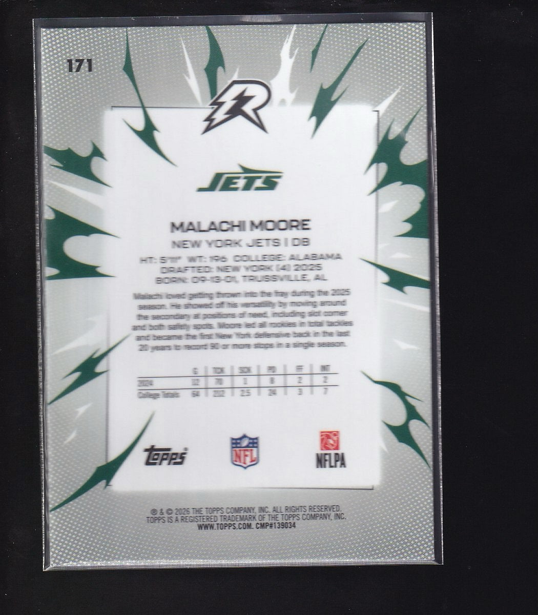 2025 Topps Resurgence #171 Malachi Moore Prism Refractor