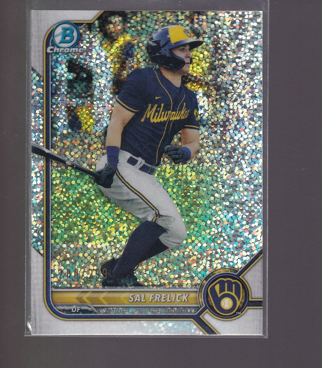 2022 Bowman #BCP-149 Sal Frelick Chrome Prospects Speckle Refractors #/299