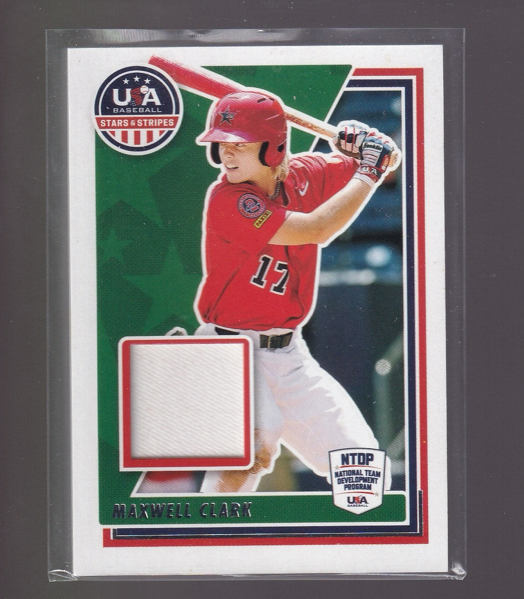 2022 Panini Stars & Stripes USA Baseball #USAM-MC Maxwell Clark USA Baseball