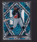 2020 Panini Chronicles #2 Eloy Jimenez Spectra Swatches Neon Blue #/99