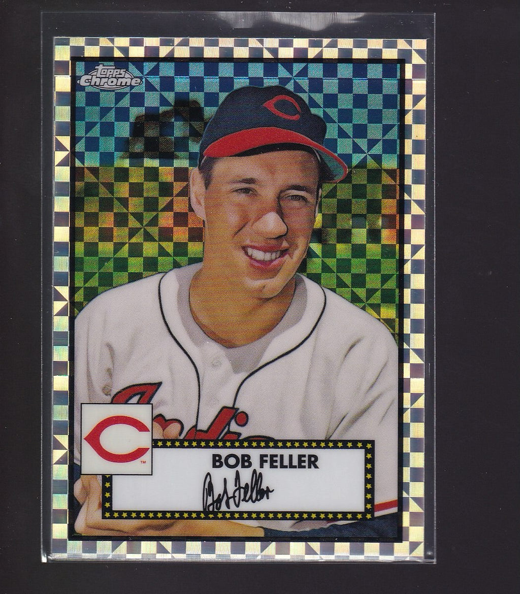 2021 Topps Chrome Platinum Anniversary #636 Bob Feller X-Fractor