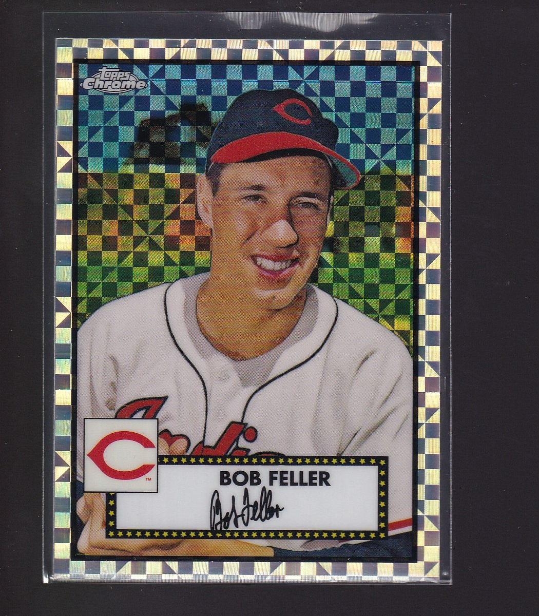 2021 Topps Chrome Platinum Anniversary #636 Bob Feller X-Fractor