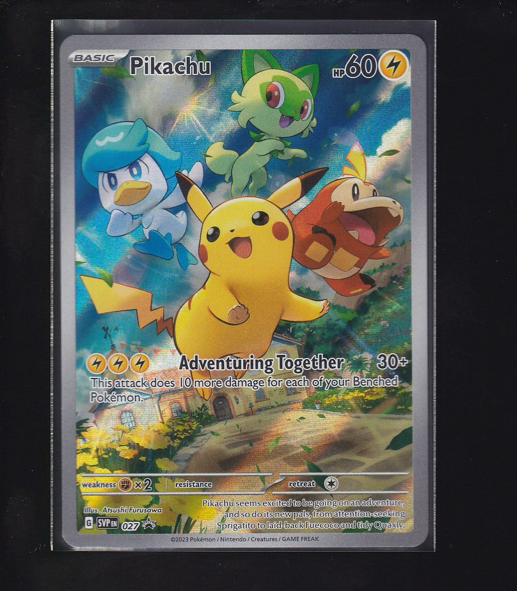 SV: Scarlet & Violet Promo Cards #027 Pikachu