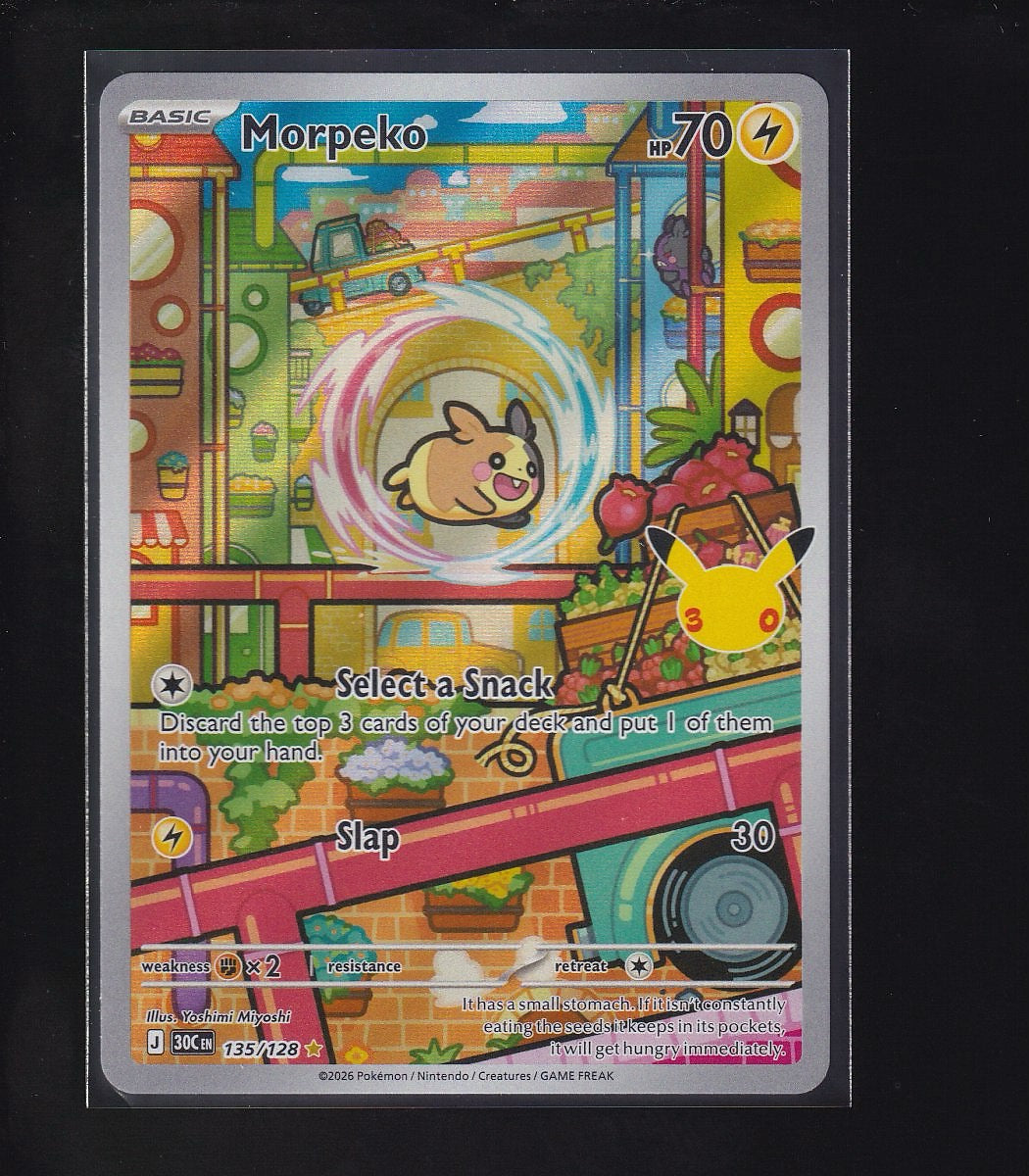 ME: 30th Celebration #135/128 Morpeko