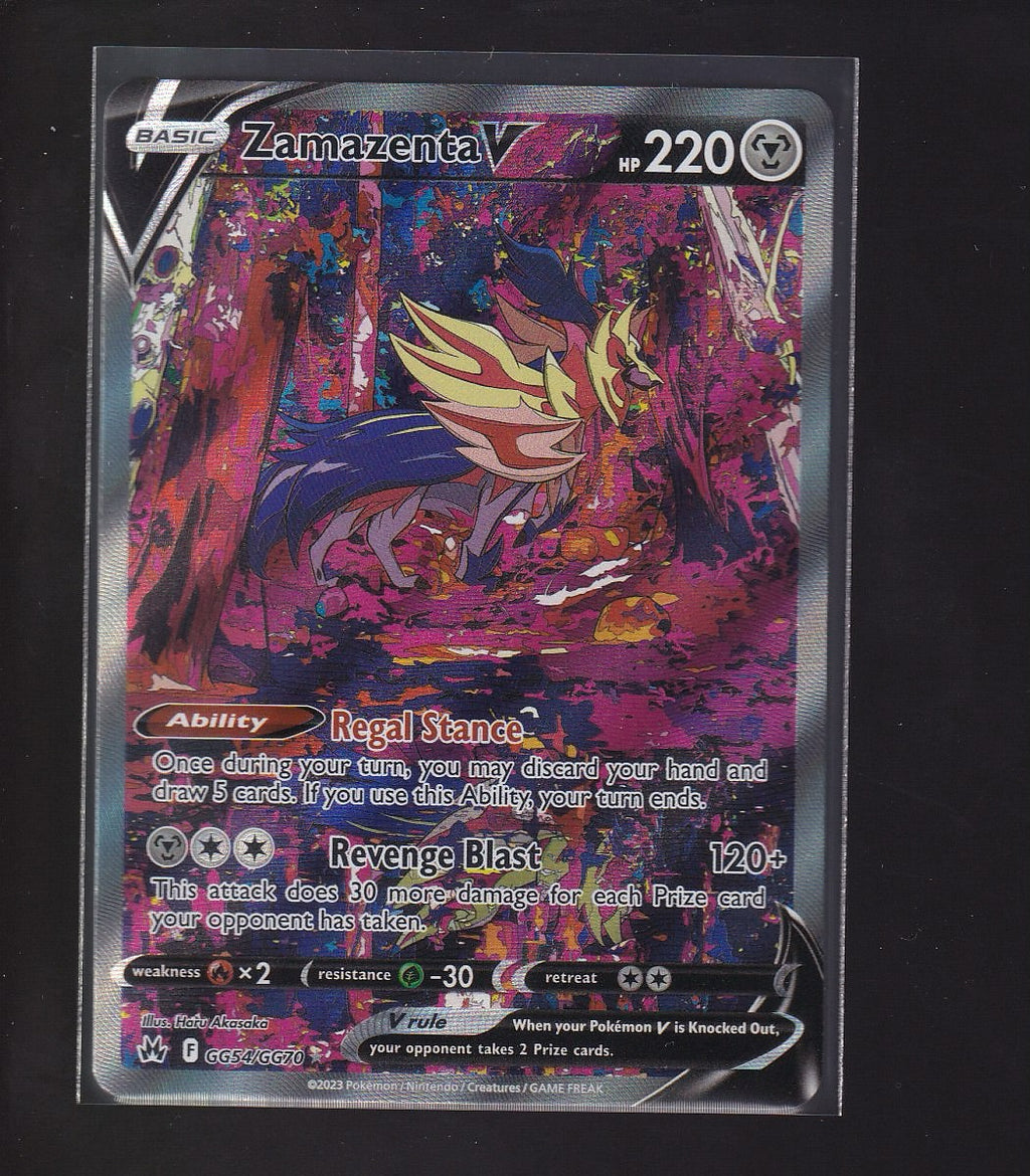 SWSH: Crown Zenith: Galarian Gallery #GG54/GG70 Zamazenta V