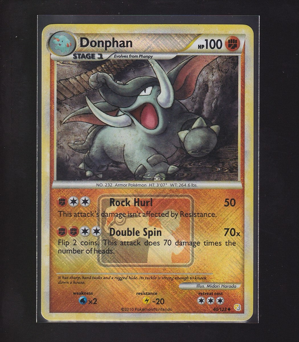 League & Championship Cards #040/123 Donphan-Play Stamp