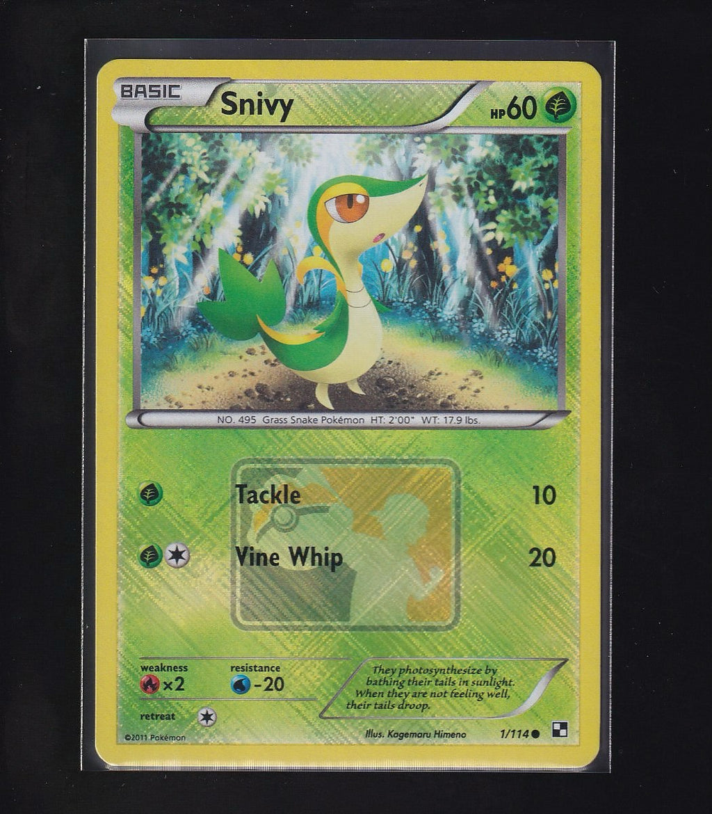 League & Championship Cards #001/114 Snivy-Play Stamp