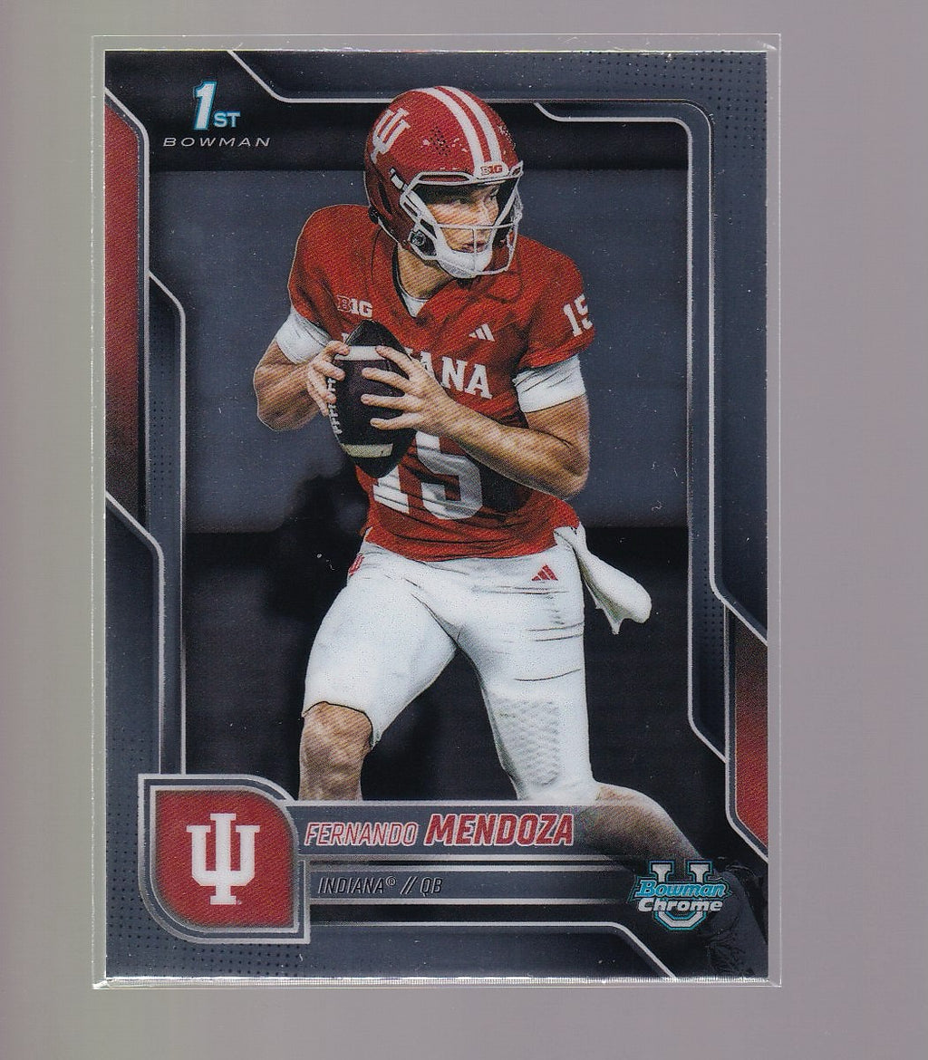 2025 Bowman University Chrome #109 Fernando Mendoza