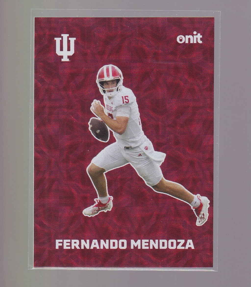 2025 ONIT Athlete Indiana Hoosiers #F-1 Fernando Mendoza Fusion Holo