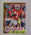 2024 Bowman U Chrome #145 Quinshon Judkins Black and Gold Stealth Refractor #/24