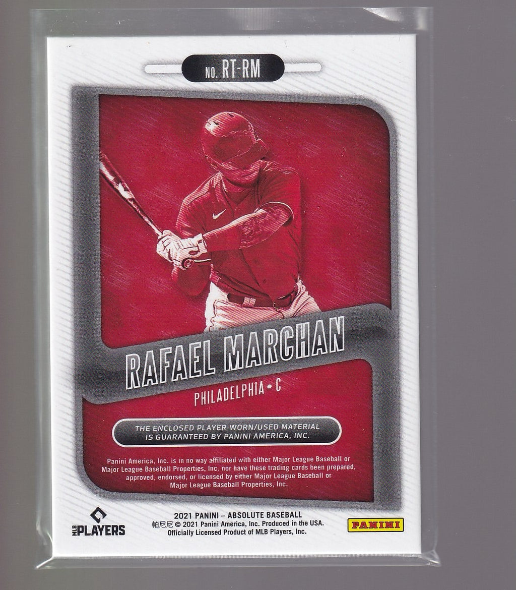 2021 Panini Absolute #RT-RM Rafael Marchan Rookie Threads Red
