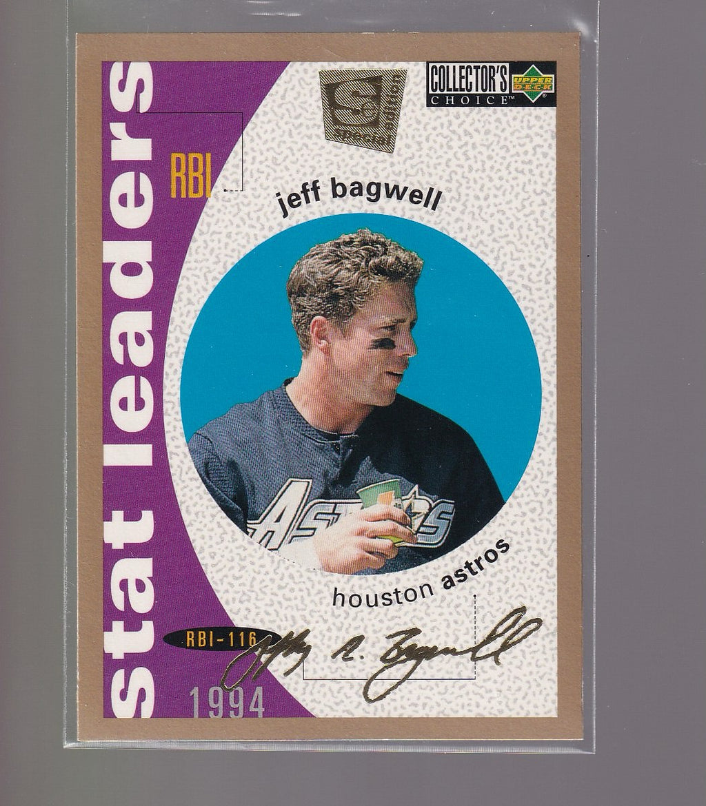 1995 Collector's Choice SE #138 Jeff Bagwell Gold Signature