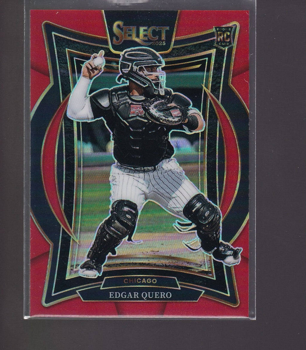 2025 Panini Select #8 Edgar Quero Red Prizms #/149