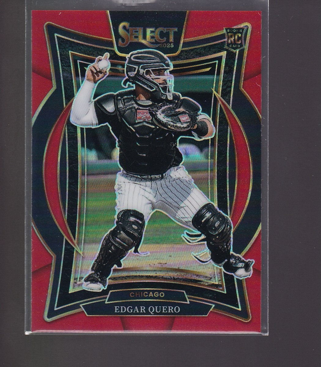 2025 Panini Select #8 Edgar Quero Red Prizms #/149