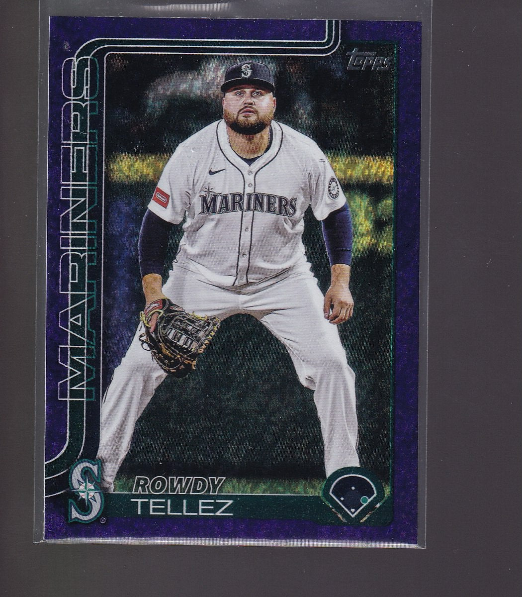 2025 Topps Update #US19 Rowdy Tellez Purple Holo Foil #/250