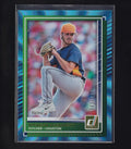 2025 Donruss #47 Spencer Arrighetti Carolina Blue Laser #/249