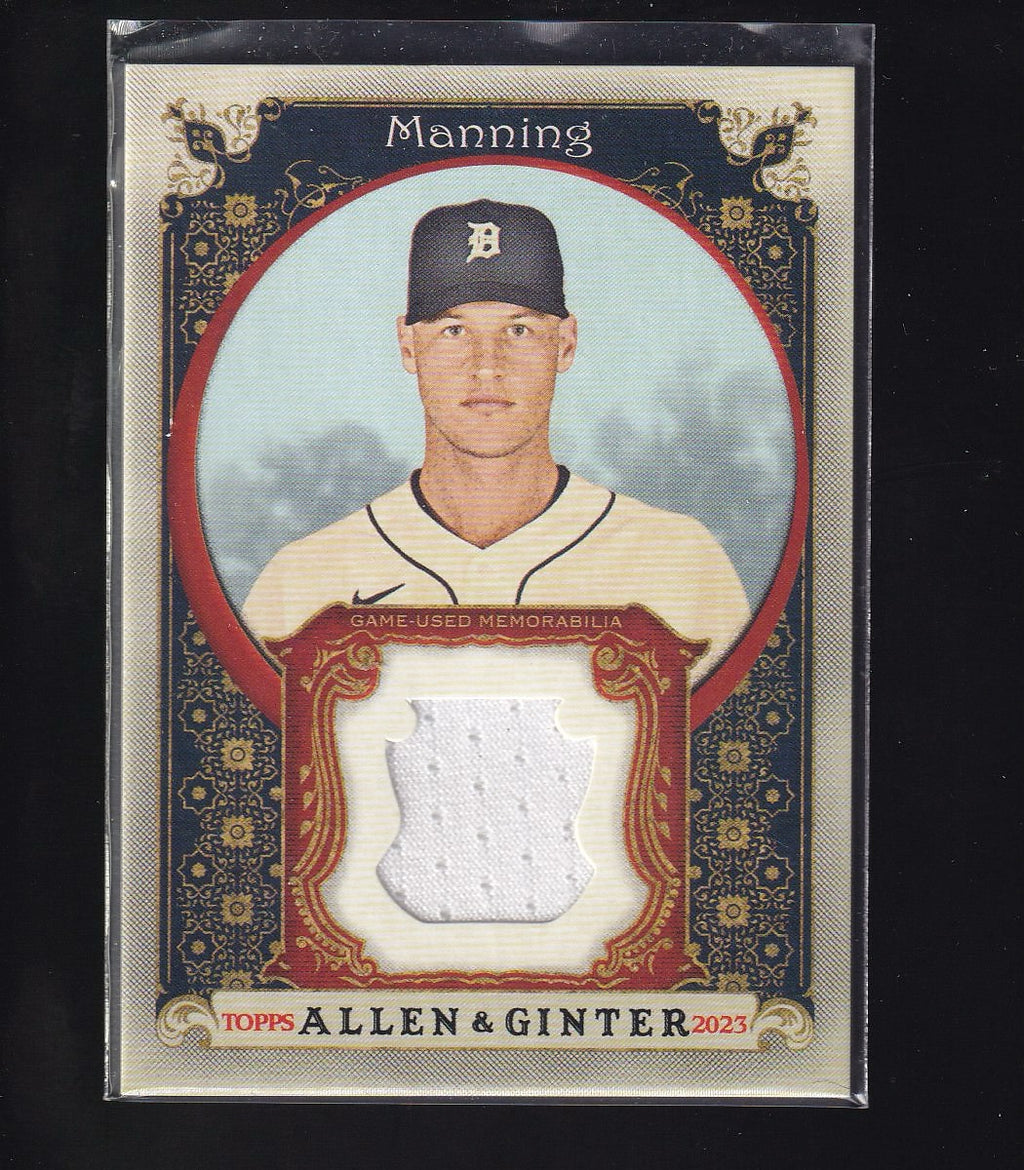 2023 Topps Allen & Ginter #AGRB-MMA Matt Manning Allen & Ginter Relics Series B